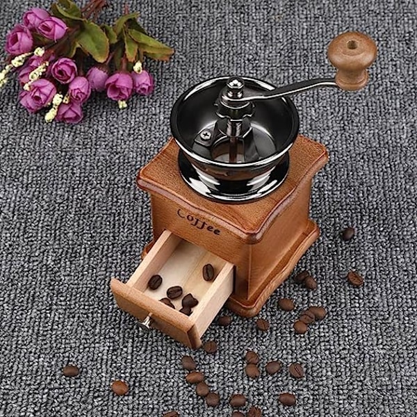 Manuell Kaffekvarn Handvevad Kaffebryggare 9,7 x 9,7 x 20,7