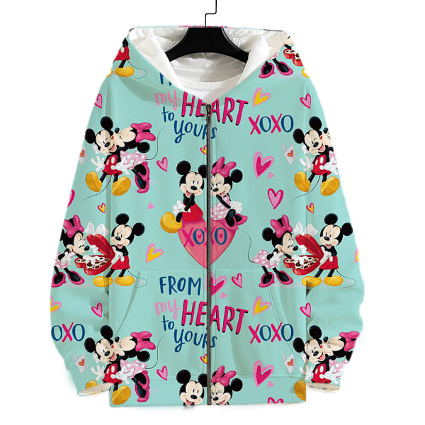 Donald Duck Hoodies Hoodie Dragkedja Jacka Topp Ytterkläder Fans Present Homecoming 4D A25 L