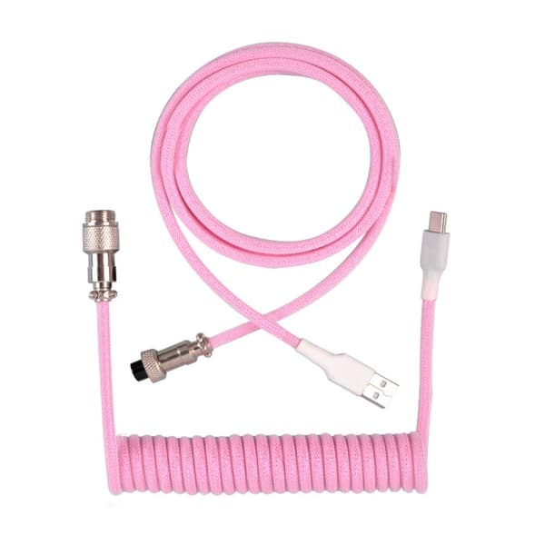 Mekaniskt tangentbord Loop USB-tangentbordskabel SVART black