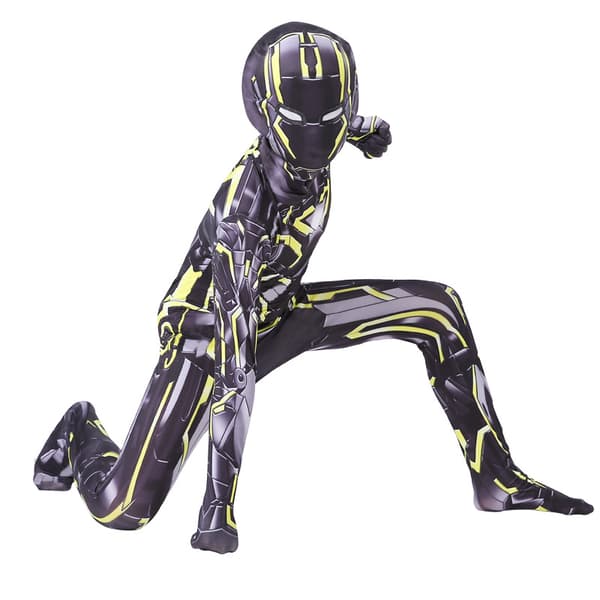 Hämähäkkimies-asut lapsille Black Iron Man 180