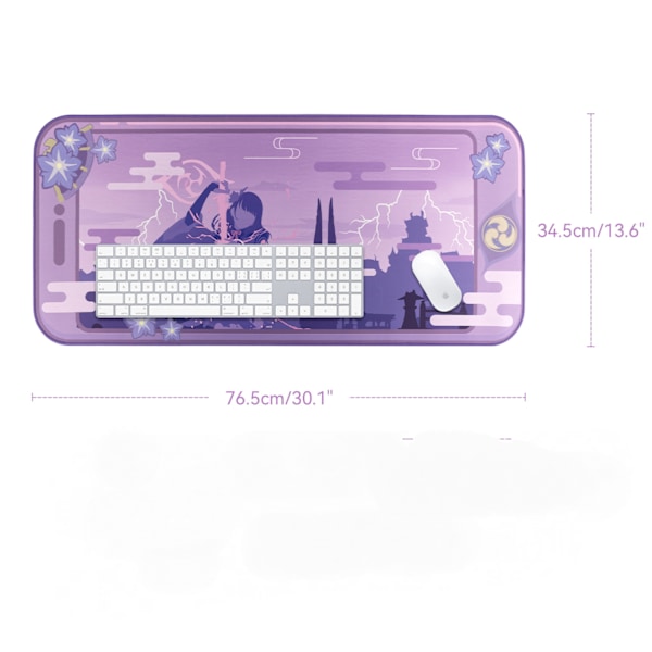 Extra stor gamingmusmatta, 76,5×34,5cm