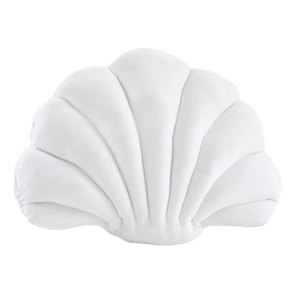 Seaside Shell Puzzle Sofapude Dekoration Luksus Skal Polstret Pude til Soveværelse Stue Hvid white