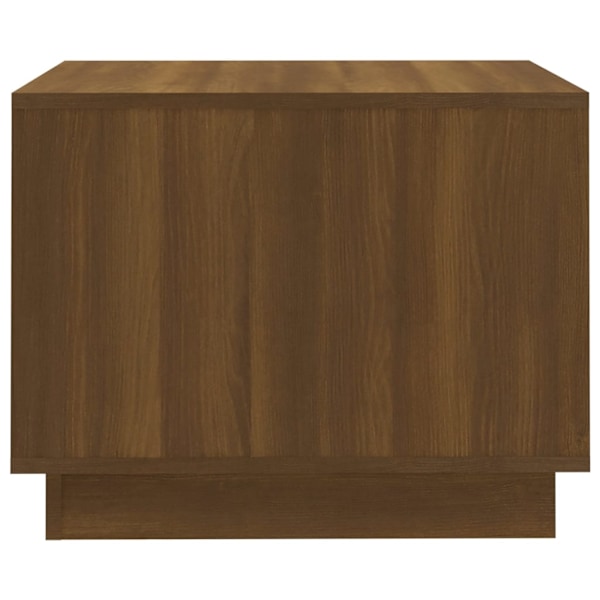 vidaXL Soffbord brun ek 55x55x43 cm konstruerat trä Brown Brun