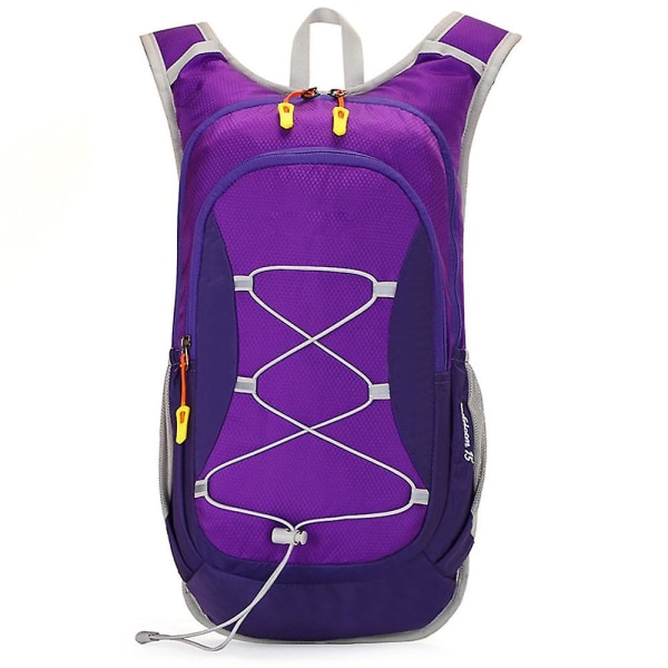 Ryggsäck för fiske, camping, vandring, utomhussporter Purple