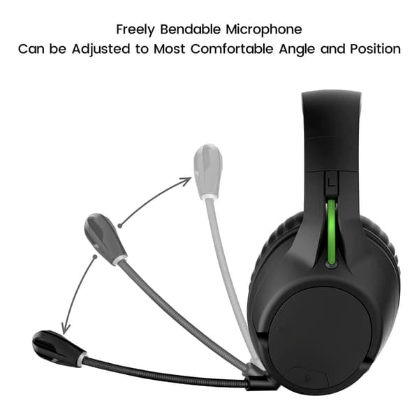 Erstatningsspillmikrofon 3,5 mm mikrofon for Kingston HyperX Cloud Flight / Flight S Gaming Headset Tilbehør Svart 15 cm mikrofon