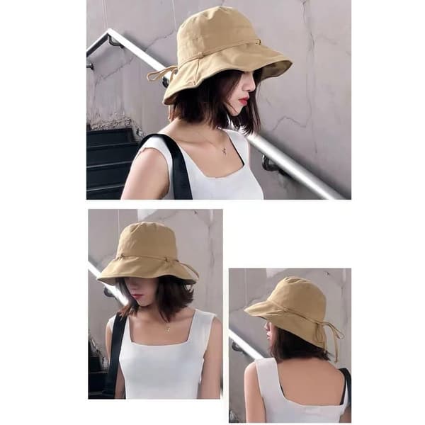 Dame Bucket Hat Solhatte KHAKI khaki