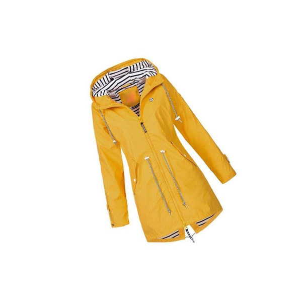 1/2/3/5 Hoodie Mjuk damjacka Vattentät regnkappa utomhus gul 4XL yellow 4XL 1Set