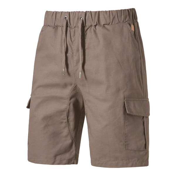 Elastiska cargoshorts för män, sommar, avslappnade joggerbyxor, mörkgrå 3XL Dark Grey