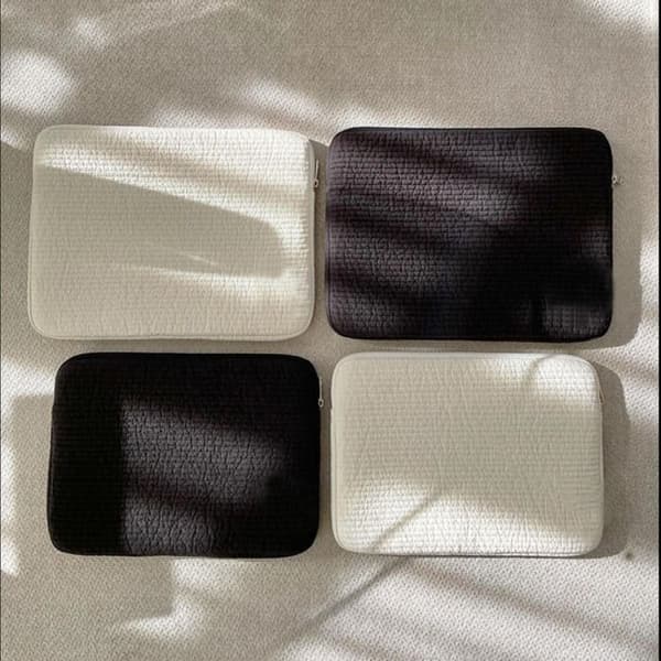 Blød foret taske Etui til bærbar computer til tablets SORT 13 14 tommer 13 sort black 13 14 inch-13 14 inch