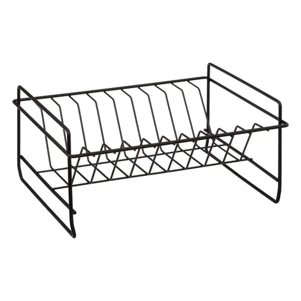 Diskställ - 2 våningar - Metall Svart Black Svart
