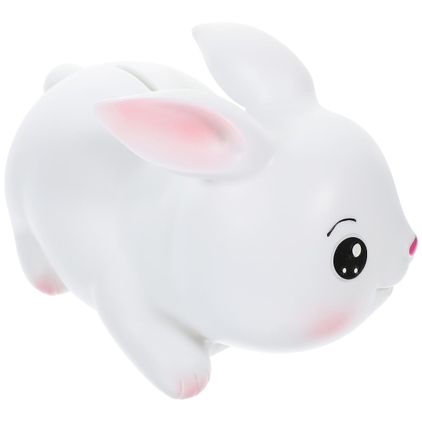 Kids Animal Coin Bank Bunny Decor Tecknad Mynt Bank Anti-fall Pengar Burk Dekor White 25X14X13CM