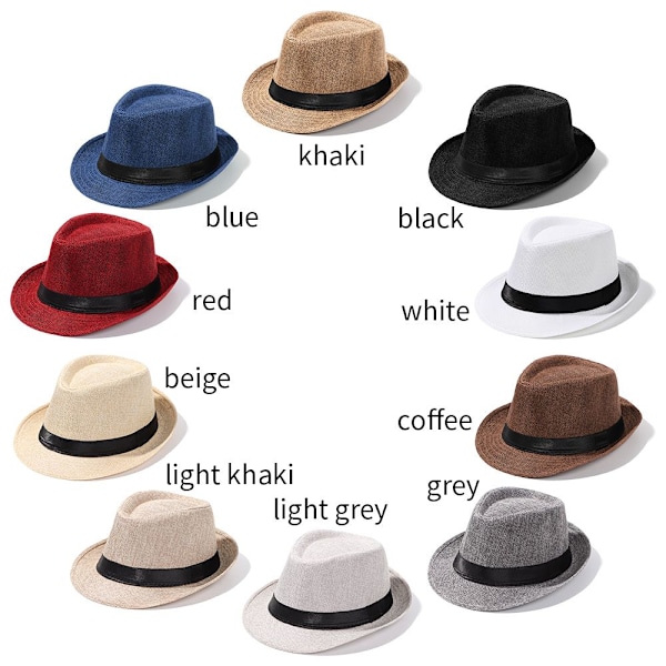 Pehmeä gangsterihattu, filthatt, Fedora, Jazz, Playa, Auringonharmaa Y grey No,