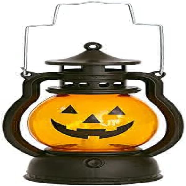 3 stk. mini Halloween græskar lyslygte LED-lys græskar til Halloween dekorationer indendørs og udendørs have græsplæne fest
