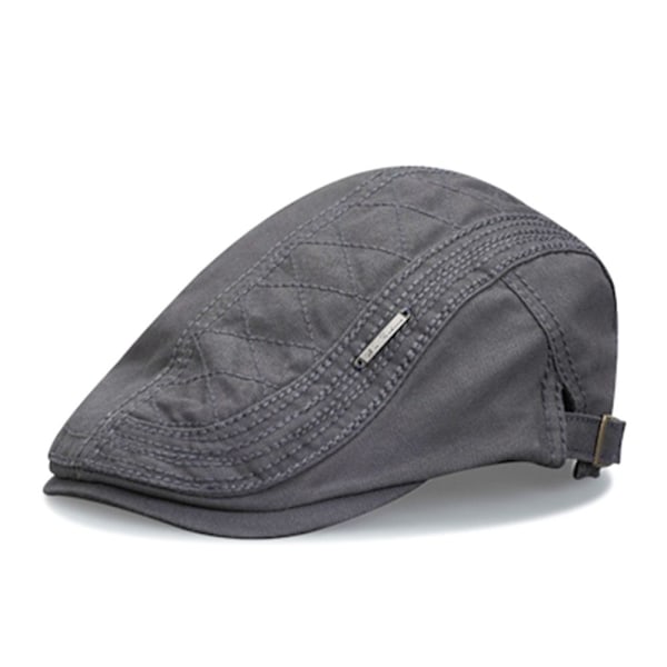 Flat Cap Basker GRÅ - spotudsalg grey