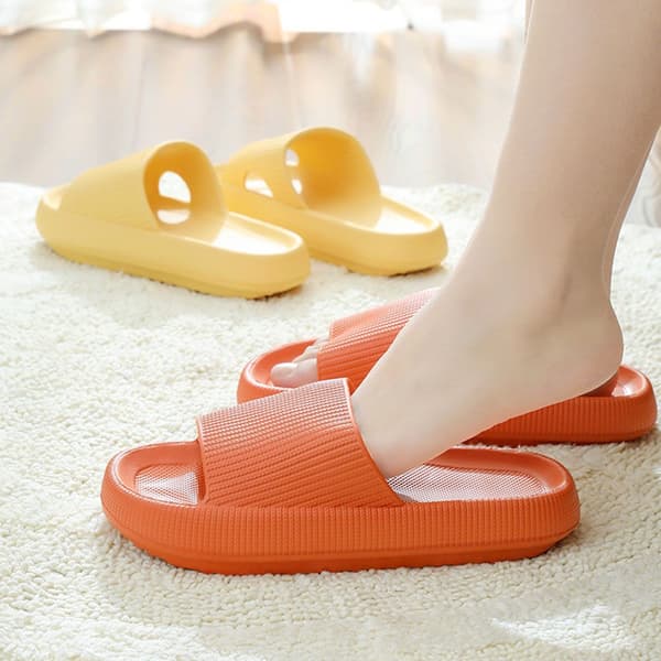 Pude Slides Sandaler Ultra-bløde Hjemmesko SORT 38-39 Sort Black 38-39