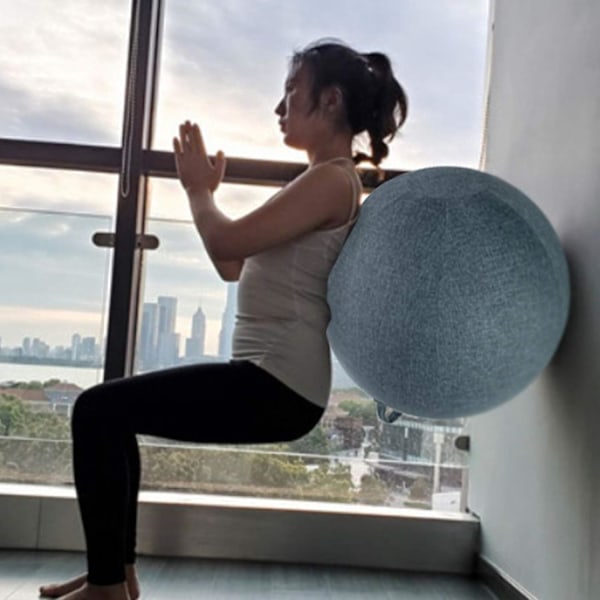 Skridsikkert yogaboldbetræk til siddende bold, fitnessbold, yoga