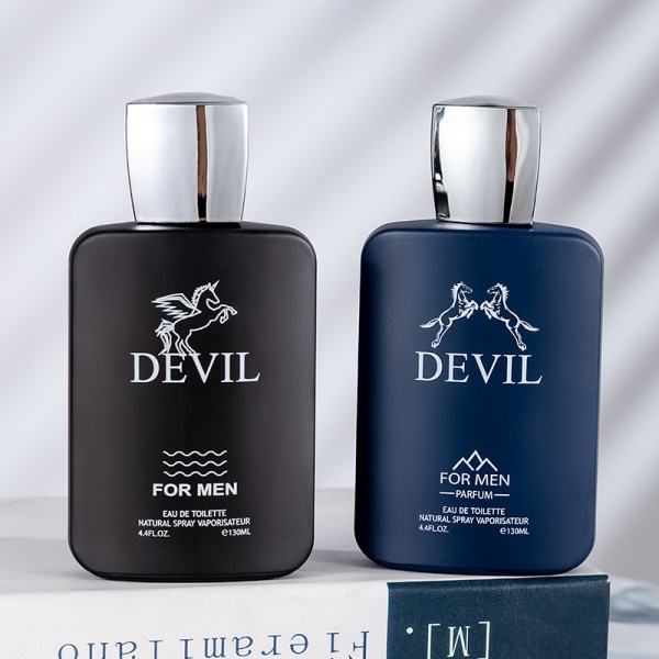 Jinbadi-märket Eau de Parfum for man，4,4Oz，130ML Svart black