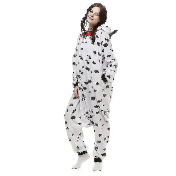Dalmatiner-kostym anime-pyjamas vuxen jumpsuit nattkläder 110