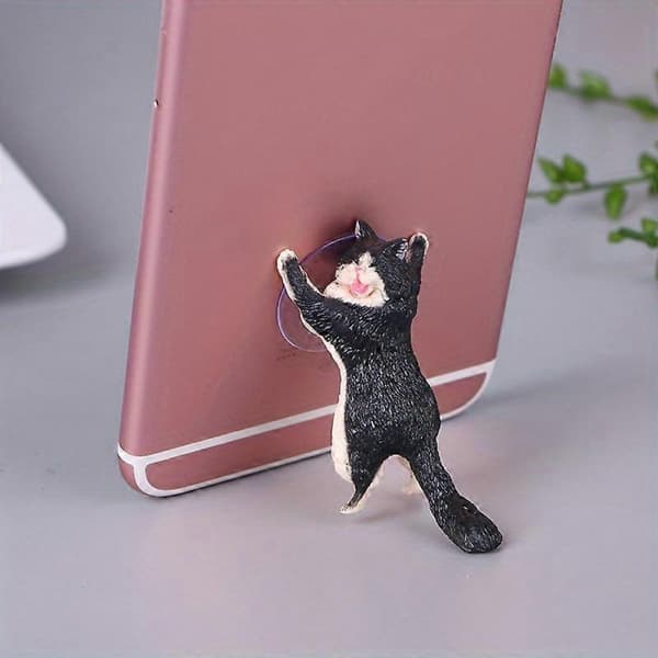6 stk. Universal Telefonholdere Smartphone Ringholder Sød Kat Tablet Holder Telefonholder