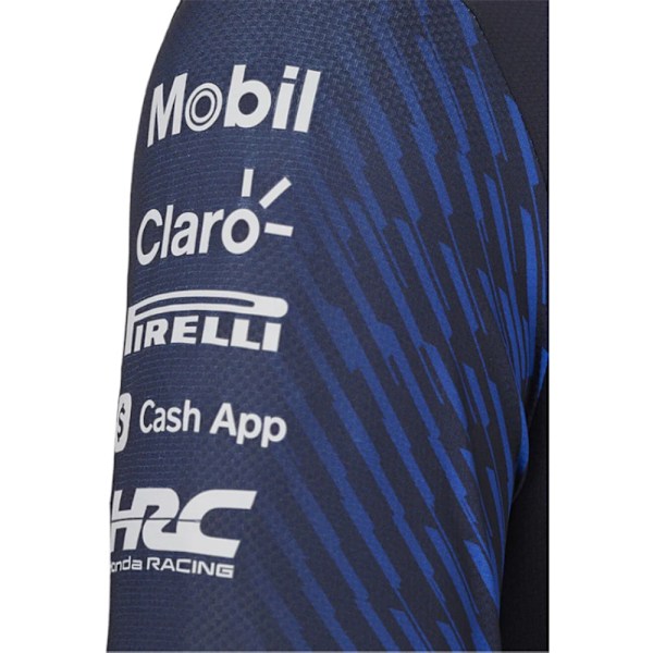 RED BULL RACING F1 Miesten Poolopaita Team T-paita 2023 Sininen Lyhythihainen 3XL