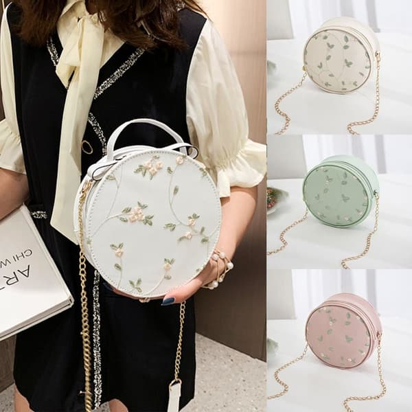 Runde Håndtasker Crossbody Tasker HVID White