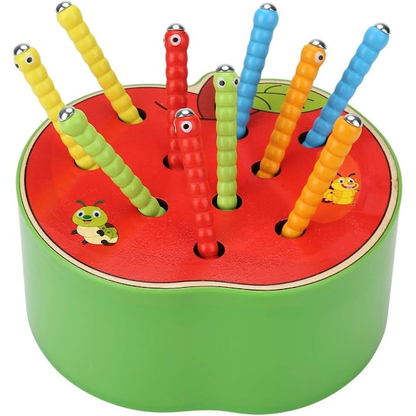 Apple Typ-1st Babys Fångstspel Magnetisk Skrivbords Fruktform Fälla