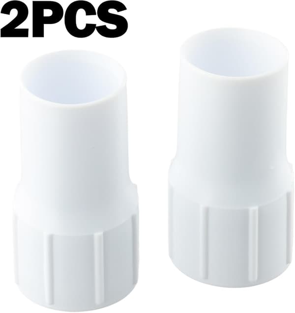 Pakke med 2 plastikmuffer til udskiftning af poolslange - 38 mm