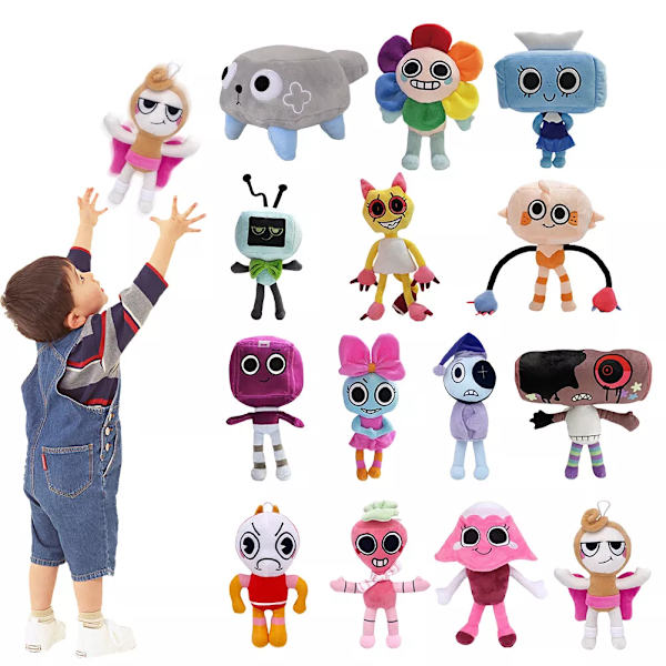 Dandy's World Spelfigurer Plyschdocka Pebble Plushies Leksak Julgåva Pojkar Flickor A1