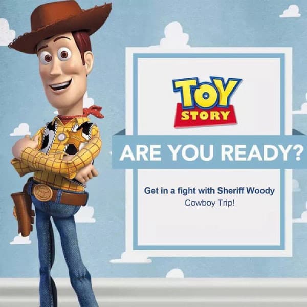 Disney Toy Story Woody Jesse rörlig docka denimmodell 40 cm