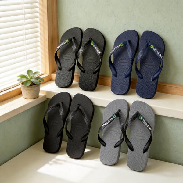 Herrflip-flops Tofflor Bekväma tofflor för strand/pool/hem 034White 40-41
