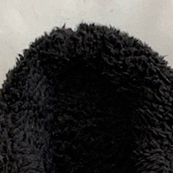 Irrotettavat puuvillapäälliset, irrotettavat ja pestävät tohvelit, puuvillapäälliset, reikäpehmuste, sametti, uudet talvipehmot musta black 32/33