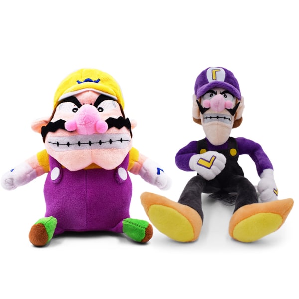 Super Mario Bros plyschdocka plyschleksaker (25 cm)z Wario