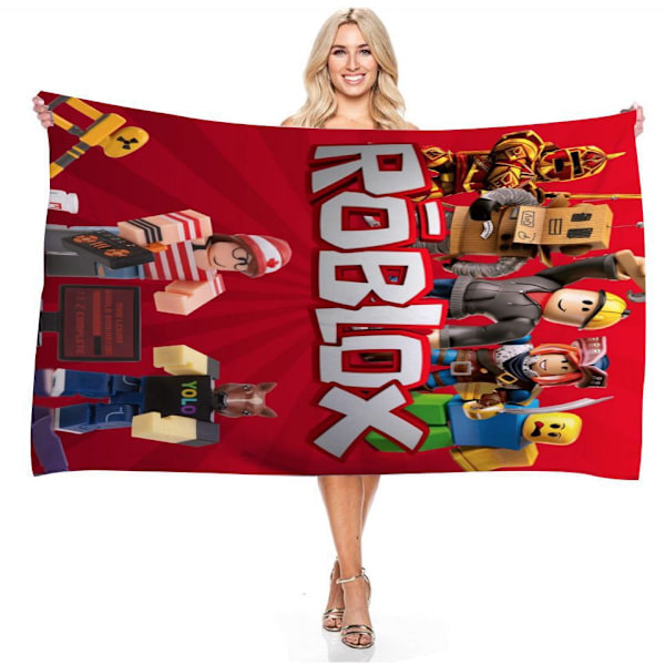 Roblox-uimapyyhkeet uimiseen Mikrokuitu Superpehmeä peitto Joogapyyhkeet 75 x 150 cm D