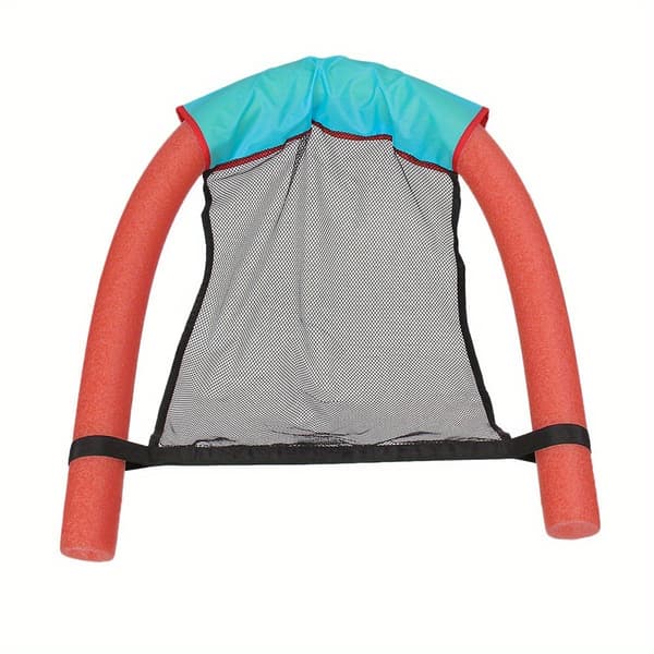 Flytande stol simutrustning — Uppblåsbar solstol, vattenflotte, sparkbräda, simring och flytpinne-stol — Hög flytkraft red φ 7.5cm*L 150cm