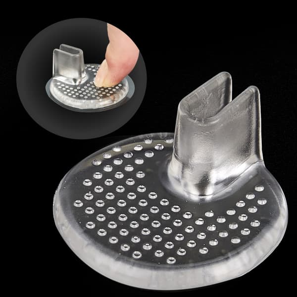 10-pakning Pugel Forfotputer Flipflops Frontputer Anti-skli Slitasjebestandige Gel Frontputer Selvklebende Kilde