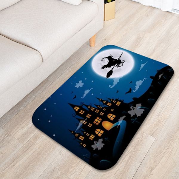 Halloween Blodspor Gulvmåtter Køkken Soveværelse Dørprint Stue Gulvmåtter Nye Dørmåtter Ａ-20 40*60cm