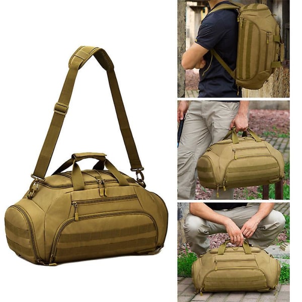 Multifunktionell sportgym ryggsäck för män för resor 35 l taktisk militär vandringsryggsäck 45L color 3