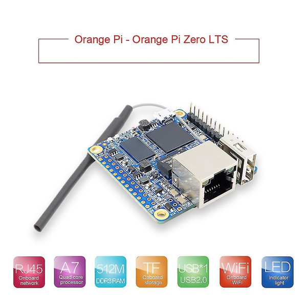 For Orange Pi Zero Allwinner H3 Chip 4-kerne -a7 512mb Ddr3 Hukommelse Computer Udviklingskort Progra