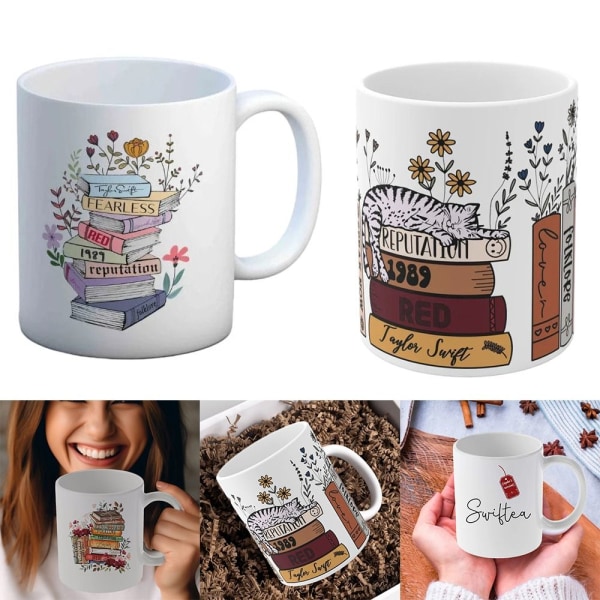 Taylor Swift kaffemugg Taylor muggar 4-pack 4