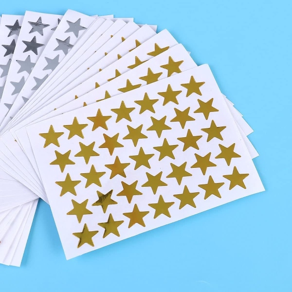 30 ark set barn självhäftande klistermärken Stjärnor för självhäftande Scrapbooking-kort Dekorationspresent