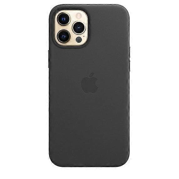 Läderfodral för iPhone 12 Pro Max Läderfodral med Magsafe-Xin Black