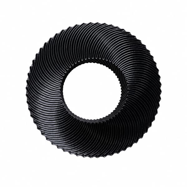 Squishy Loopz – Spiral 3D-printet Fidget Legetøjssæt (Teleskopisk/Udvidelsesbart) black