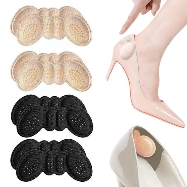 4-Pack - Heel protection for high heels - Protects against chafing Y