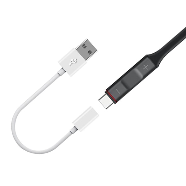 USB till typ C-adapter Laddkabelsladd för Freelace Proearphone For Honor Xsport Pro Wireless Headset 20cm