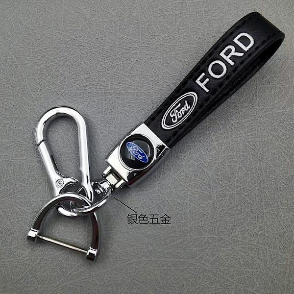 Bil Læder Cykel Nøglering Metal Finish | Kraftig Nøglering | Nøglering og Krogbeslag Gun Color Hardware Gun Color Hardware Gun Color Hardware Gun Color Hardware Ford