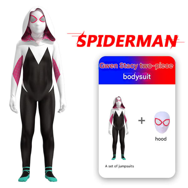 Spider-Man kostumer velegnet til børn Gwen's Spider-Man 110