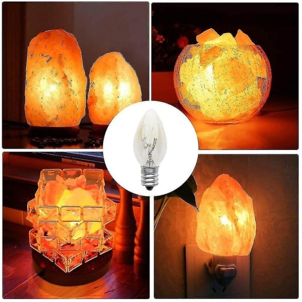 10 st E12 glödlampa 220v-240v 10w C7 glödlampa - varm färg - glödlampa/glödtrådlampa vardagsrumslampa