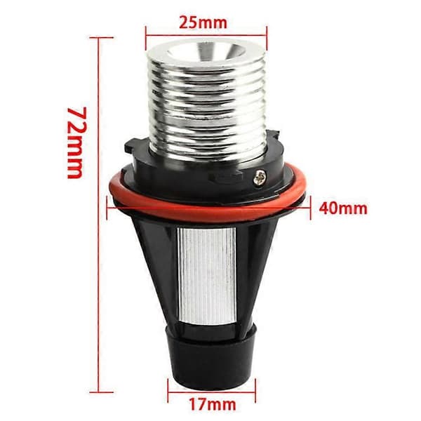 kpl LED Angel Eyes -merkkivalot – Vaihtopolttimot BMW E39/E53/E60/E61/E63 (525i/530i/Xi/545i) Yellow Light