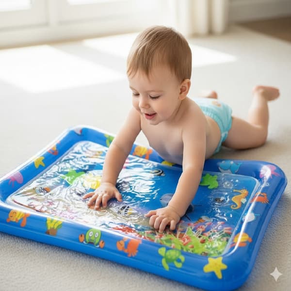 Baby Legetæppe - Vandmåtte til babyer 1 stk. Mål: 69 x 50 x 8 cm multicolor multicolor