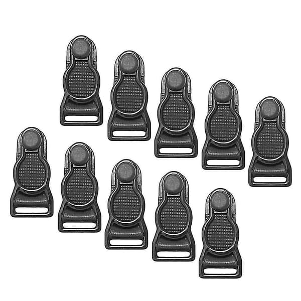 10x benstrop til strømpeholdere Lårhøje strømper Strømpebælte Metalclips 12mm Xixi